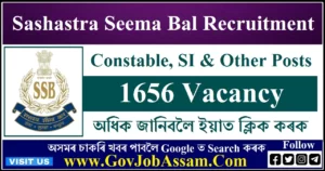 Sashastra Seema Bal Recruitment