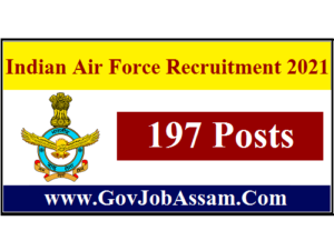 Indian Air Force Recruitment 2021