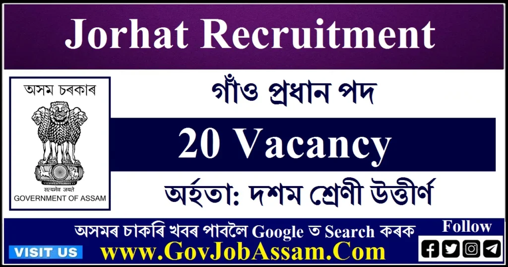 Jorhat Recruitment