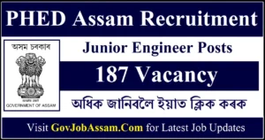 PHED Assam Recruitment