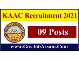 KAAC Recruitment 2021