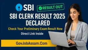 SBI Clerk Result 2025