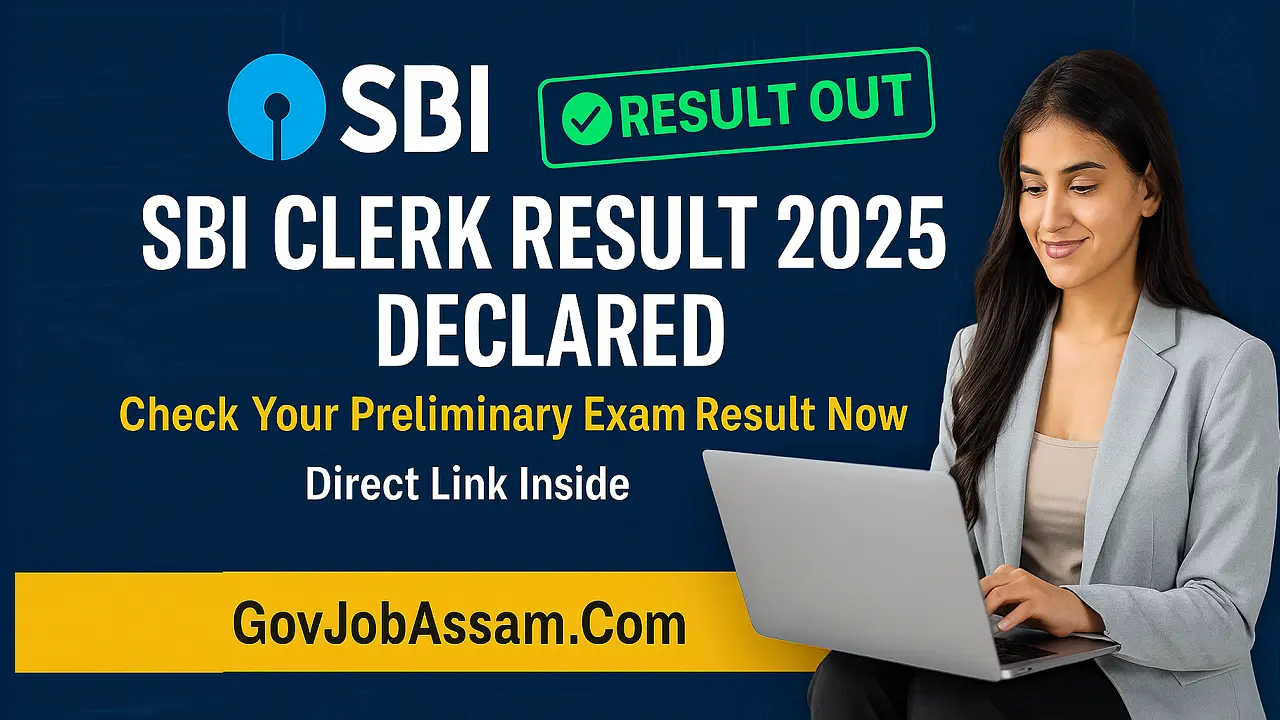 SBI Clerk Result 2025