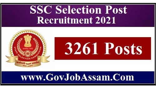 SSC Selection Post Recruitment 2021
