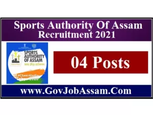 Sports Authority Of Assam Recruitment 2021