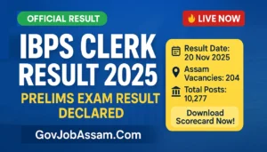 IBPS Clerk Result 2025