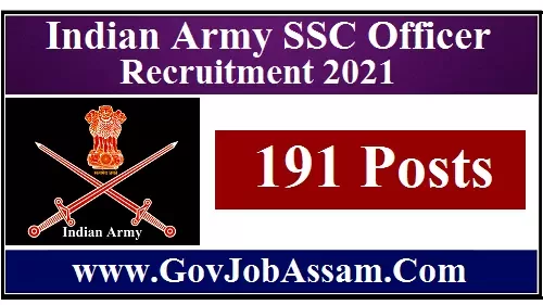 Indian Army SSC Officer Recruitment 2021