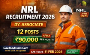 Numaligarh Refinery Limited Recruitment 2026