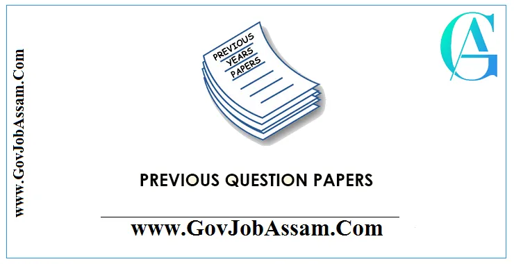 Previous Year Question Papers PDF