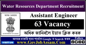 Water Resources Department Recruitment