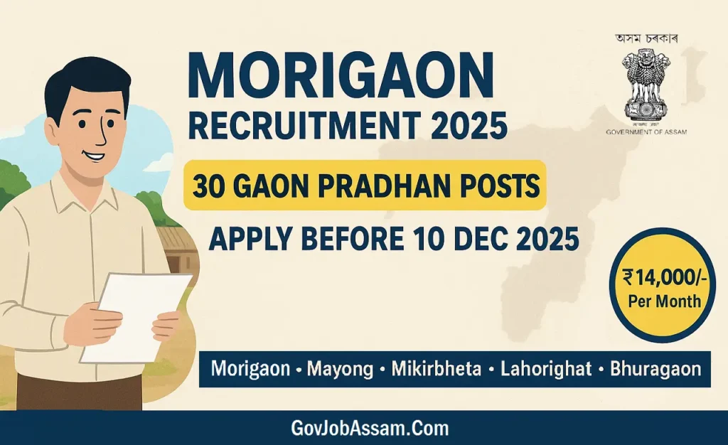 Morigaon Recruitment 2025
