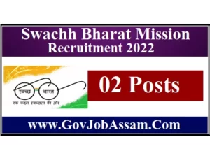 Swachh Bharat Mission Recruitment 2022