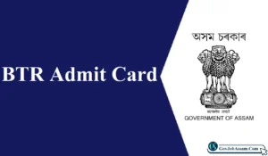 BTR Admit Card