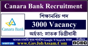 Canara Bank Recruitment