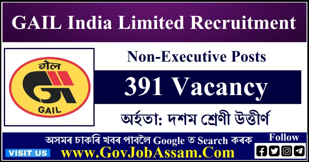 GAIL India Limited Recruitment