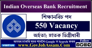 Indian Overseas Bank Recruitment