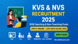 KVS & NVS Recruitment 2025