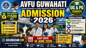 AVFU Guwahati Admission 2026