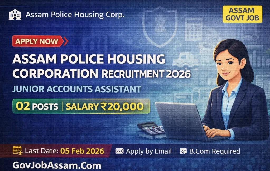 Assam Police Housing Corporation Recruitment 2026