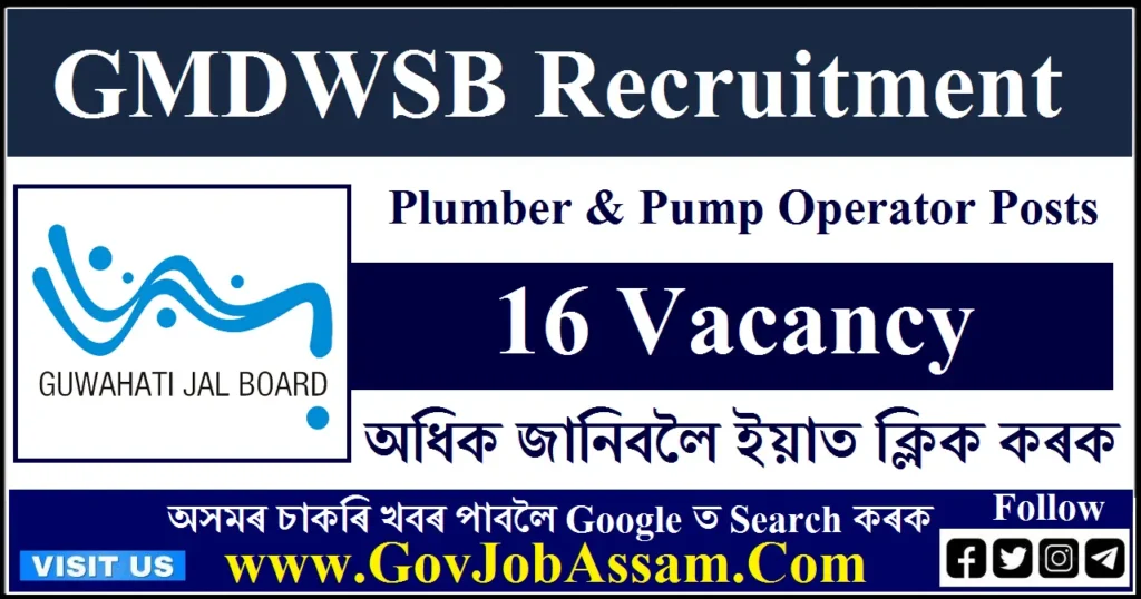 GMDWSB Recruitment
