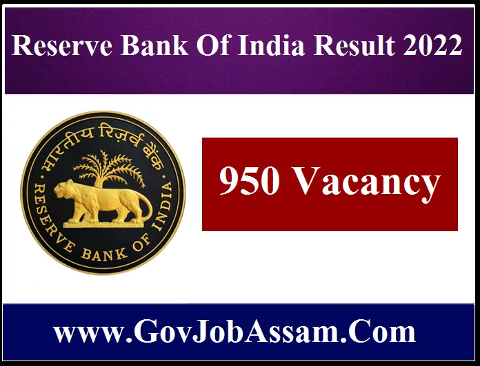 Reserve Bank Of India Result 2022