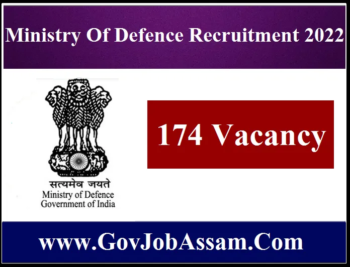 Ministry Of Defence Recruitment 2022