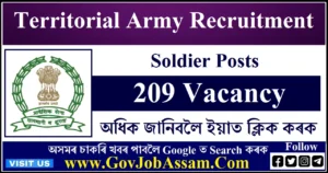 Territorial Army Recruitment