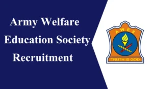 Army Welfare Education Society Recruitment