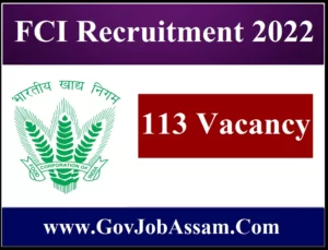 FCI Recruitment 2022