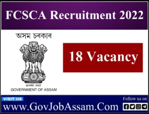 FCSCA Recruitment
