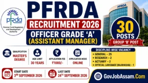 PFRDA Recruitment 2026