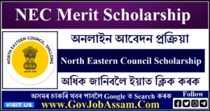 North Eastern Council Merit Scholarship