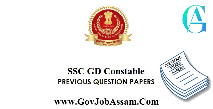 SSC GD Constable Previous Year Question Papers
