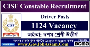 CISF Constable Recruitment