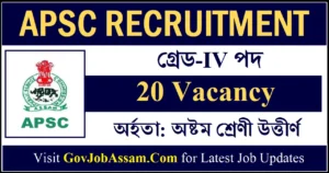 APSC Recruitment 2025