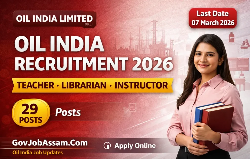 Oil India Limited Recruitment 2026