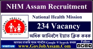 NHM Assam Recruitment 2024