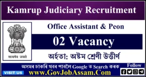 Kamrup Judiciary Recruitment