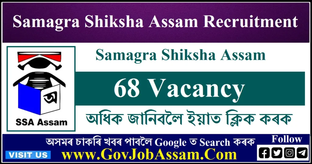 Samagra Shiksha Assam Recruitment