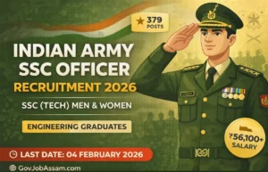Indian Army SSC Officer Recruitment 2026