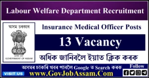 Labour Welfare Department Recruitment