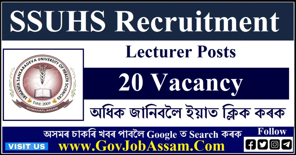 SSUHS Recruitment