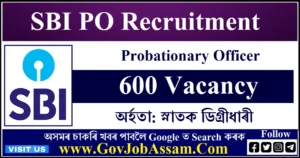 SBI PO Recruitment