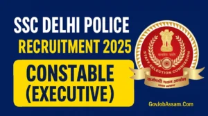 SSC Delhi Police Recruitment 2025