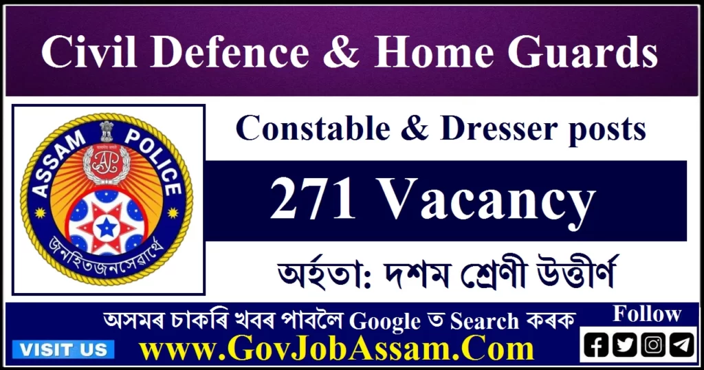 Civil Defence and Home Guards Recruitment 2024