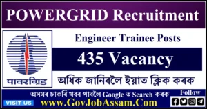 POWERGRID Engineer Trainee Recruitment