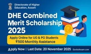 DHE Combined Merit Scholarship 2025