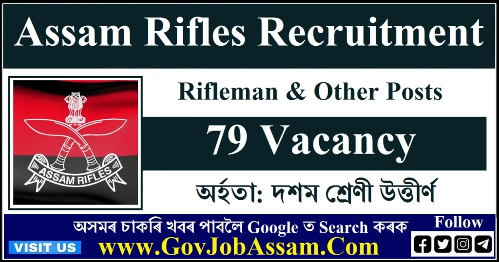 Assam Rifles Recruitment