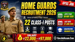 Home and Political Department Recruitment 2026