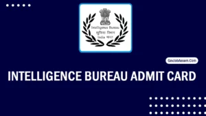 Intelligence Bureau Admit Card